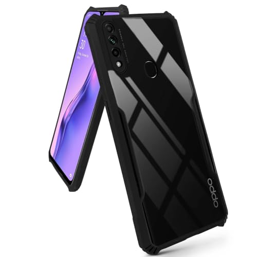 Jkobi Back Case Cover for Oppo A31 (2020) (Shockproof with Polycarbonate Clear Panel | Professional Black) - Image 5