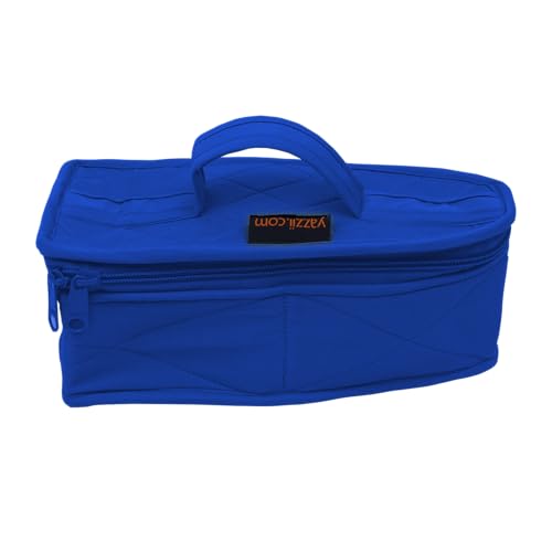 Image of Yazzii Mini Iron Storage Case - Iron Protective Cover - Travel Iron Holder with Handle & Zipper Closure - Dustproof & Easy To Carry -Royal Blue