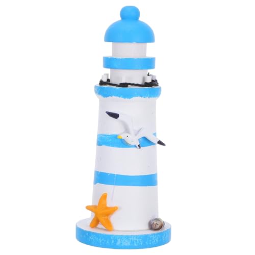 Petit phare ornement maison en bois, l'idée cadeau bord de mer