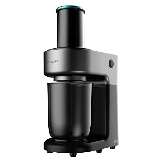Cecotec Espirilizador SpiralChef 400. 80 W, 4 Cuchillas de Acedo Inoxidable de Diferentes tamaños, Recipiente 1 L, Canal Ancho de Entrada, Piezas Desmontables y aptas para lavavajillas