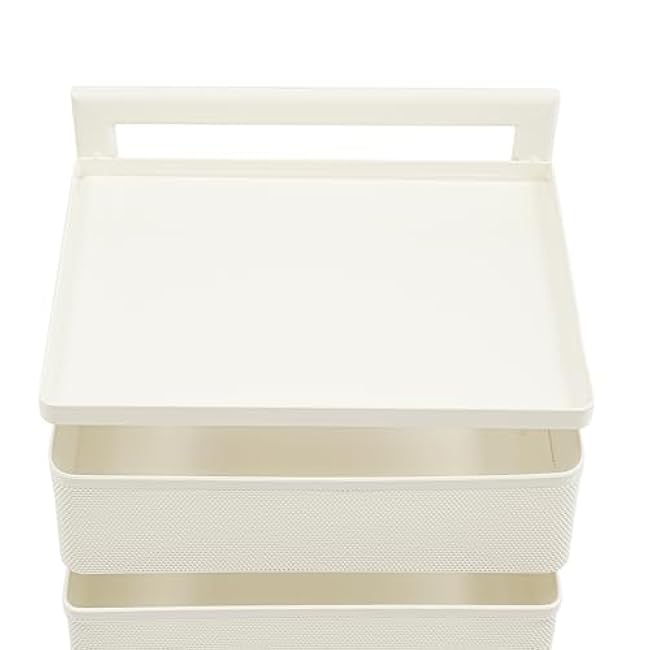 Kitchen Storage Cart,5 Tier Rolling Cart Storage for Potato Onion Bread Banana,Fruit Vegetable Basket Stand with Metal Top Lid,Freestanding Kitchen Organizer with Lockable Wheels-KGYuL01F