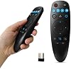 Control remoto universal Android BOXPUT con mouse aéreo, control remoto por voz BT 2.4G USB con soporte de aprendizaje IR y giroscopio de 6 ejes para TV Box Android, TV Stick y dispositivos de streaming (BPR2S Plus) 4
