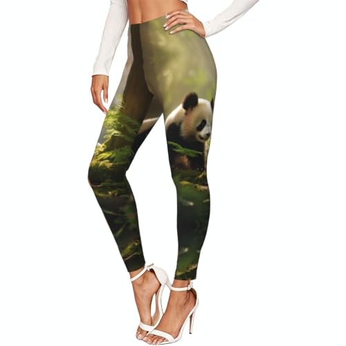 Leggings para mujer activos, mallas de panda para senderismo y entrenamiento diario