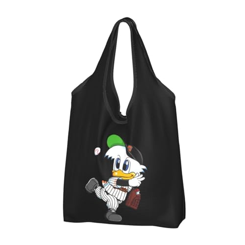 [PORIYNMG] トートバッグ 千葉ロッテマリーンズ 買い物バッグ ショッピングバッグ エコバッグ 肩掛け 2way おしゃれ コンビニバッグ 大容量 折りたたみ 手提げ袋 通勤 通学 出張 旅行 プレゼントのサムネイル