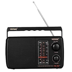 (Refurbished) Base 3-Band VEMAX (FM/AM/MW) Portable Radio (Black) (B0D1G23JSZ) Amazon Price History, Amazon Price Tracker