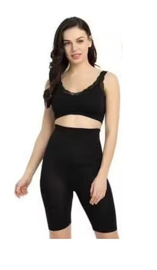 Body Comfy Shaper High Waisted Underwear Tummy Control Blended Belt Thigh Slimmer Tucker Women-image-27