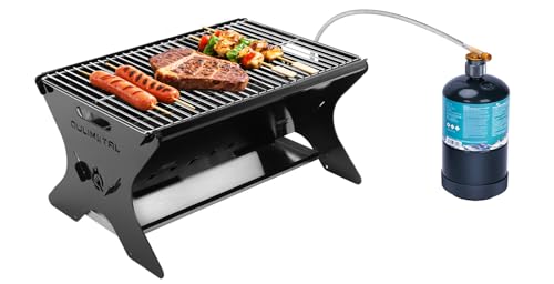 QuliMetal Foldable Charcoal/Gas Grill
