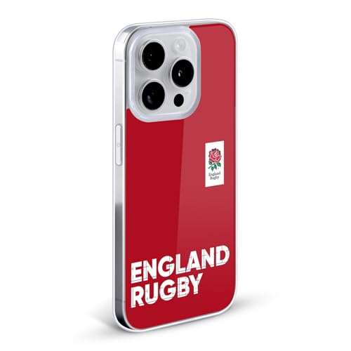 Funda de gel Inglaterra Rugby para iPhone 14 Pro de Head Case Designs 2