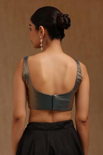 Image of Soch Women's Glass Tissue Sleeveless Blouse