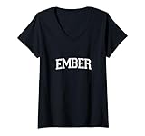 Photo Gallery donna vintage personalizzato nome classico ember maglietta con collo a v Photo Gallery donna vintage personalizzato nome classico ember maglietta con collo a v