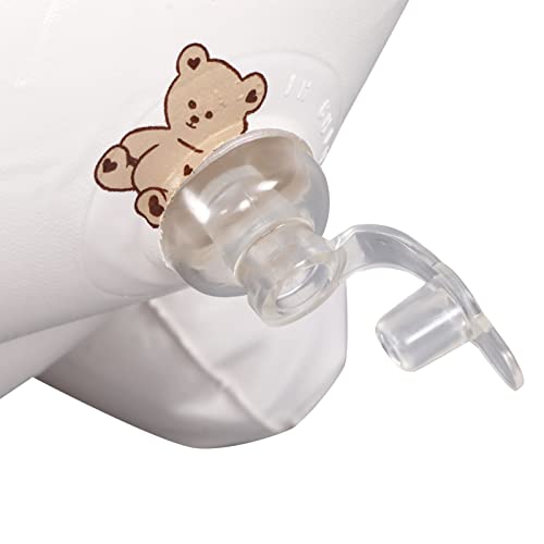Baignoire gonflable bébé pour petite douche et voyage motif ours