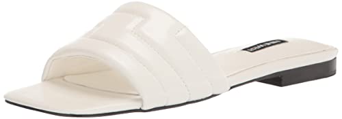 NINE WEST Menqs, Sandalias Planas Mujer, Blanco 140, 41 EU