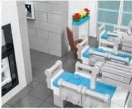 General Jim's City Hospital Modular Building Block Bricks Street View Clinic With Accessories Three Floor Expert Level City 4954 Piece Building Blocks Bricks Model Or Toy Playset For Teens And Adults #TOP6