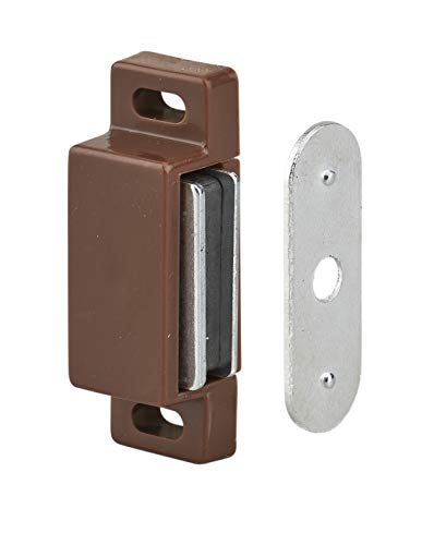 THIRARD - Loqueteau magnétique force 2max 4kg, pour porte d'ameublement, marron