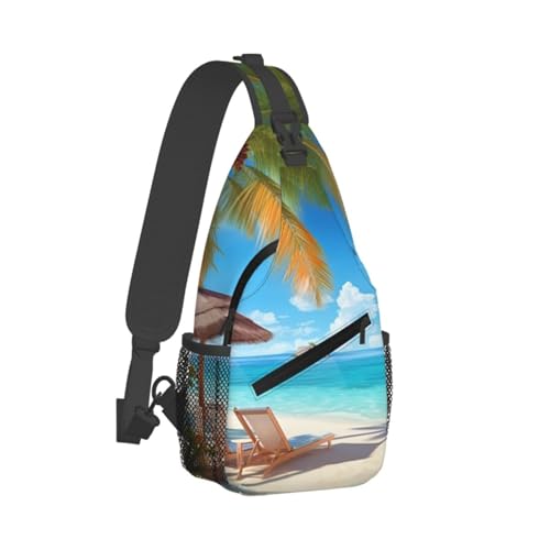 Bolso tipo sling unisex negro para uso urbano y viaje miniatura 7