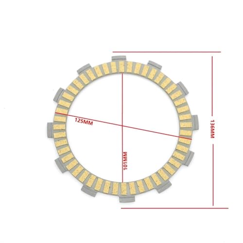Disque d'embrayage moto compatible avec CRF250R et MD250H