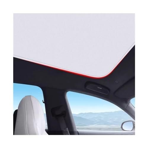 Tendine Parasole Auto Tendine parasole Per Citroen C4 Per Grand Picasso 2015-2024, copertura isolante termica per tettuccio apribile elettrostatico Tenda parasole(Black 1pcs)