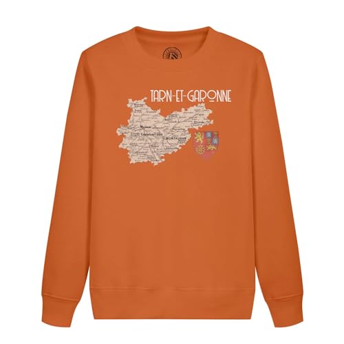 Sweat enfant Tarn-et-Garonne 82 en coton pour garçon et fille