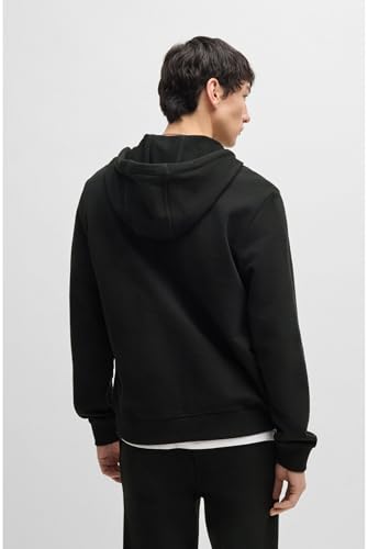 Hugo Daple212, Felpa Con Cappuccio Uomo, Nero (Black 1), Xs - 4