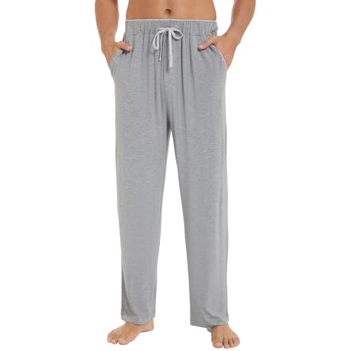 Pajama Pants for Men Bamboo Viscose Lounge PJS Bottoms2