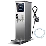 Toomidi Commercial 12 litres water dispenser boiler 3kW Autofill Stainless steel Tea, Coffee Making Water Heater, Digital Control panel, Non Drip Tap, Auto Temperature Control, 50 litres per Hour