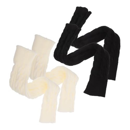 BESPORTBLE Warm Winter Women's Knitted Arm Sleeves Half-finger Design Comfortable Material 4 Pieces Set