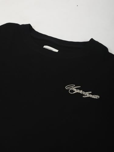 Maniac Mens Unapologetic Black Waffle T-Shirt - Image 8