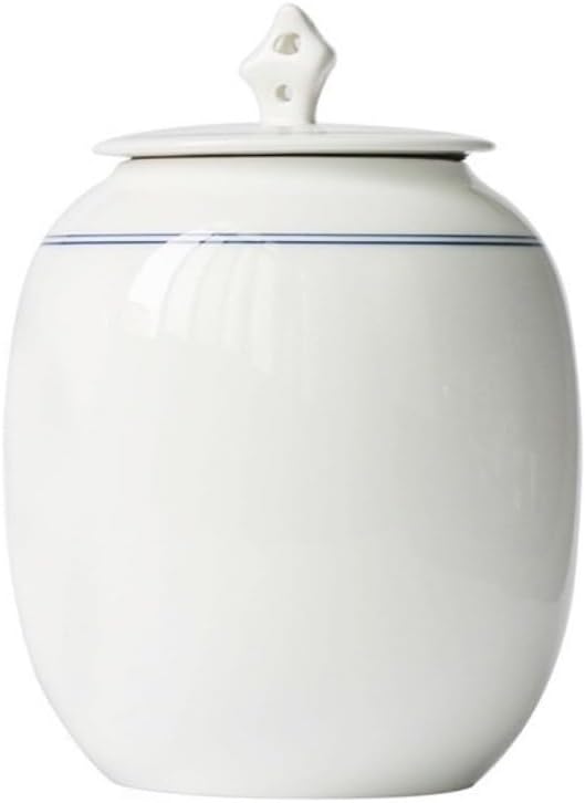 Tea Canisters for Loose Tea White Porcelain Celadon Sealed Jar Tea Box Jar Ceramic Loose Tea Storage Container Jar Large Kitchen Food Storage Jar Ceramic Airtight Tea Canister(A,Medium)