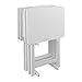 Casual Home 5pcs Tray Table Set - White (660-41)