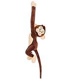 CHELEI2019 35.4' Monkey Plush Stuffed Animal,Hanging Stuffed Animal Monkey with Hand,Brown