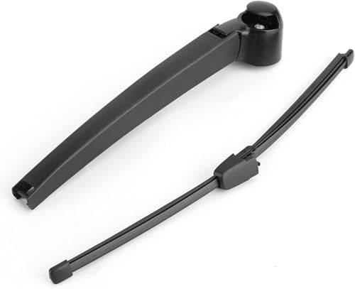 esmusssein Rear Wiper Blade and Arm Set Replacement for V-W Polo MK4 2002-2009, Black Windscreen Wiper Assembly Replacement for V-W Gold 5 MK5 2004-2008