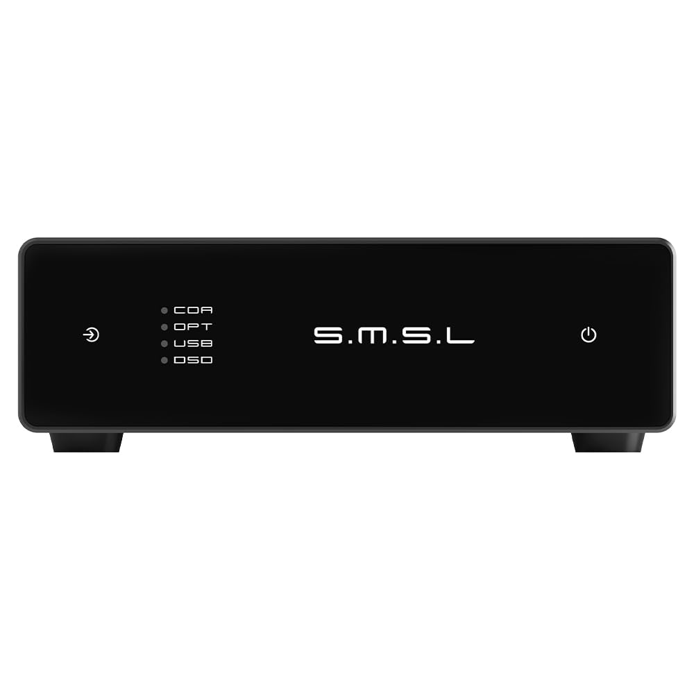 S.M.S.L D1 Audio Dac | Fiber/Coaxial/USB Input | RCA Output | ROHM