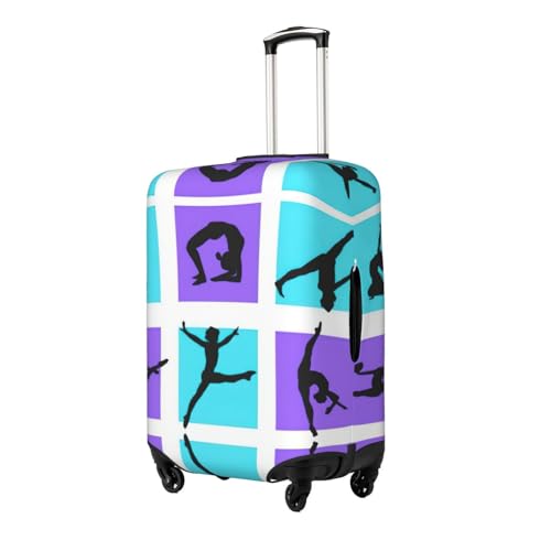 Gymnastics Game Print Luggage Suitcase Cover Protector Luggage Washable Covers With Concealed Zipper2
