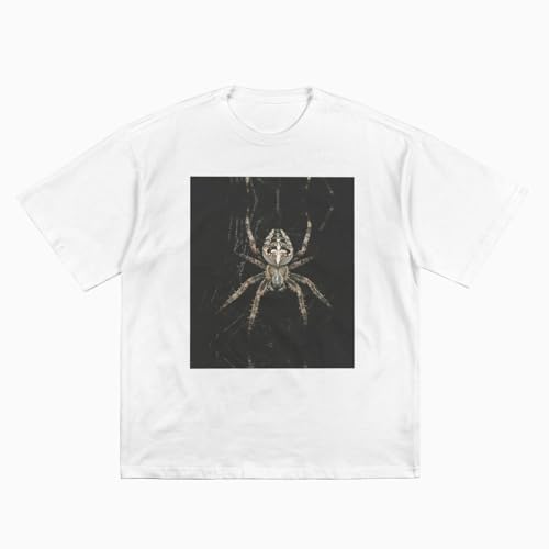 T-shirt araignée coton décontracté pour sorties urbaines