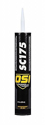 OSI SC175 White Synthetic Asphalt/Rubber Insulating Sealant 28 oz.