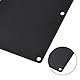 WANDIC Guitar Backplate, Tremoloabdeckung with 6 Screws Back Plate 3Ply Strat Modern Style E-Gitarre, Schwarz