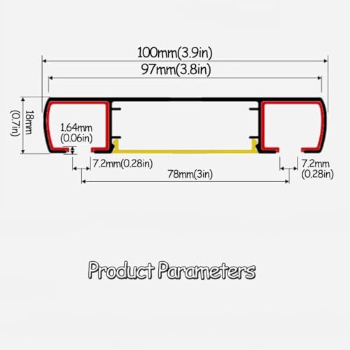 Riel doble para techo de aluminio para separar ambientes en salones 5