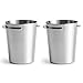 Liseng Kubek z dozownikiem ze stali nierdzewnej do kawy Sniffing Mug Powder Feeder do ekspresu do espresso 51 mm, filtr portafilter Coffee Tamper Silver