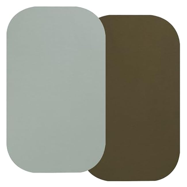 Onacosht 100% Organic Cotton Bassinet Sheets 33 x 19 Compatiable with Baby Delight Beside Me Dreamer Bassinet & Mika Mikcy Bedside Sleeper, Jersey Knit, 2 Pack Olive and Sage