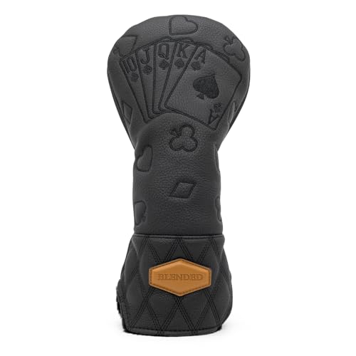 BAIRBRE Poker Design Leather Headcover