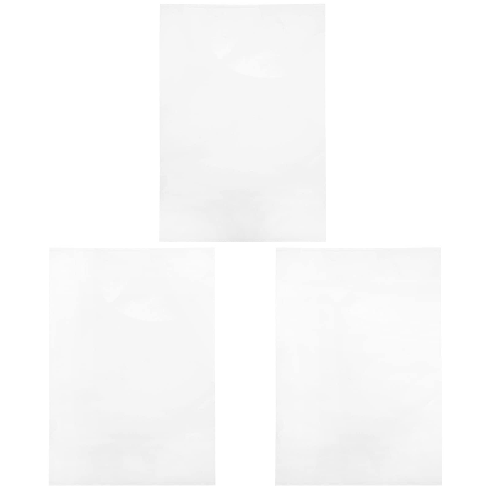 Balacoo 3pcs FEP Film Sheet 140 X 200 Mm High Transmittance Strength 0. 15 Mm Thickness Replacement Compatible with UV DLP 3D Printers