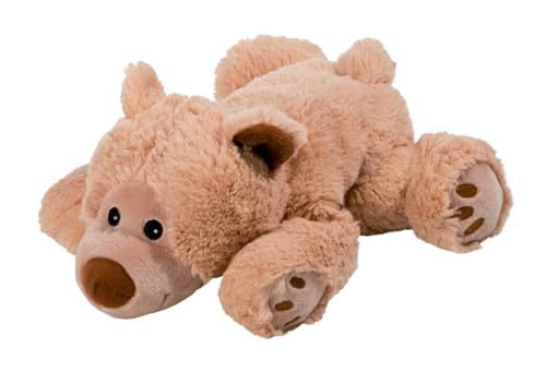 Warmies® Wärmekissen/Stofftier Liegender Bär Hirse Lavendelfüllung 35cm 700g (exklusives Warmies-Design für Greenlife Value)