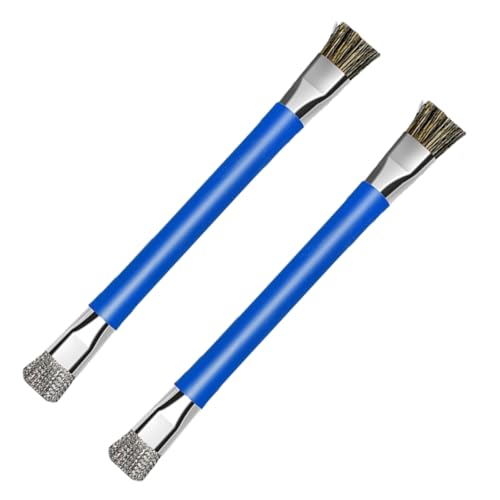 Cabilock Electronic Cleaning Brush Set 2pcs Motherboard Detail Cleaning Brush Anti-Static Feature