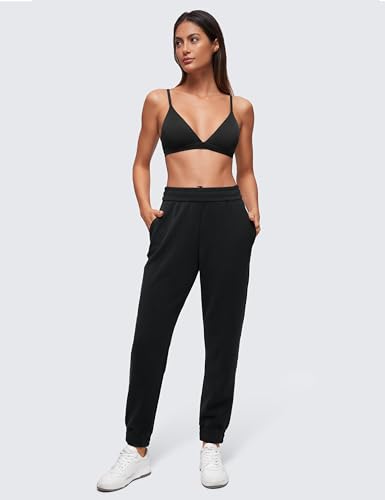 Image of CRZ YOGA Softhold Double Lined Triangle Bralette - Womens Adjustable Straps Wireless Cami Plunge T-Shirt Everyday Bra Comfy
