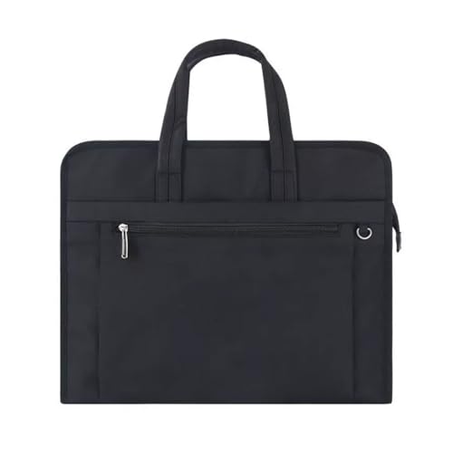 BybAgs Saco desportivo elegante preto para homens e mulheres, malas de viagem para computador portátil de 16 polegadas com bolsos de grande capacidade, bolsa de trabalho profissional, Preto