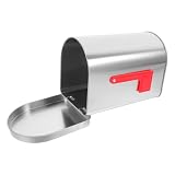 Gadpiparty Scatola per lettere in latta argentata, confezione regalo multifunzione, spaziosa per caramelle, biglietti e piccoli regali