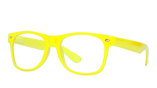 Classic Buddy Sunglasses, Clear/Yellow2