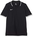 polo nike negro hombre Regular fit NIKE Y Polo TM Club19 SS Camiseta, Niños, Black/White, XS