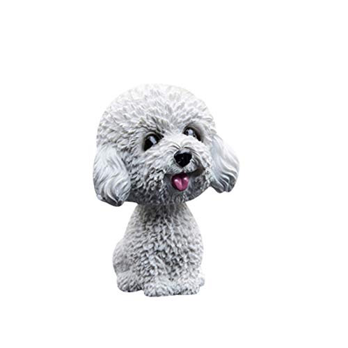 Genérico Car - Dashboard Bobble, Swing Head Resin Dogs | Lover Creative Gift For Car, carDashboard, Vehicle Desk Tabletop Decor Baby Kids Toy