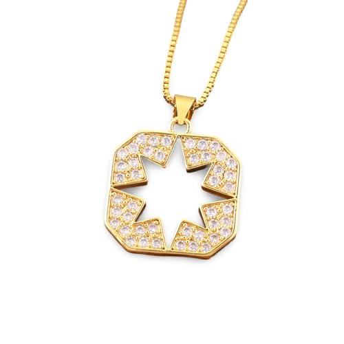 Collier en cristal brillant de qualité supérieure et look punk rock